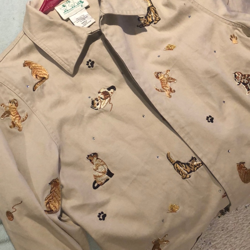 🐈CAT PRINT JACKET🐈